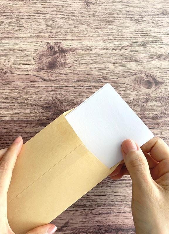 内職の業務について画像